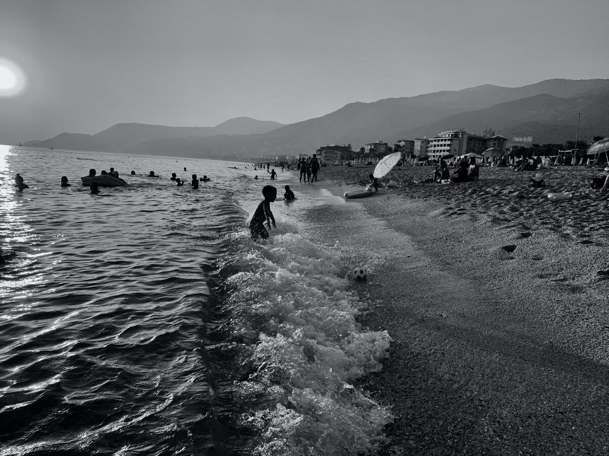 Пляж "Клеопатра" в Алании, фото в обработке /// @ЛИТВИН