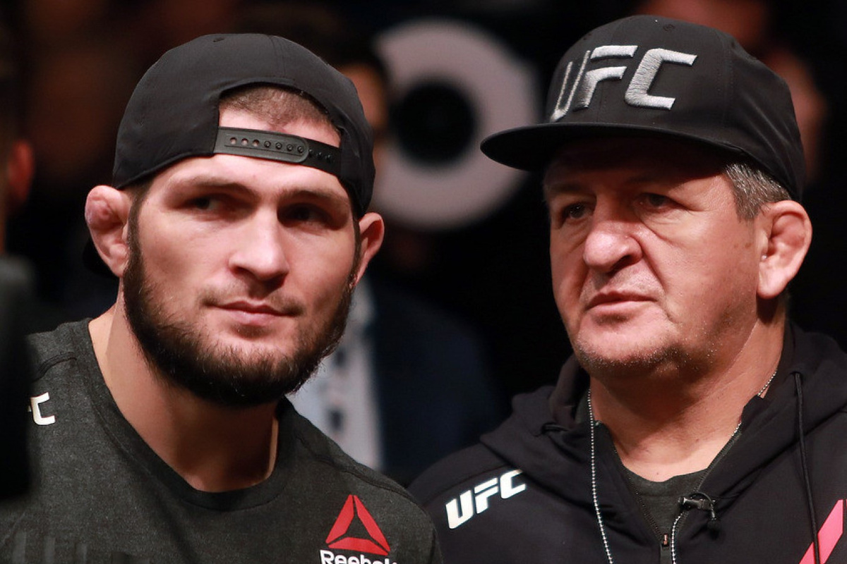 Хабиб со своим отцом,