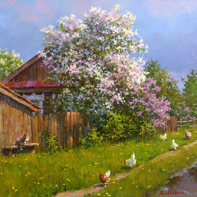 Художник В. Лёвина