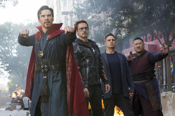 Кадр из фильма "Мстители: война бесконечности"