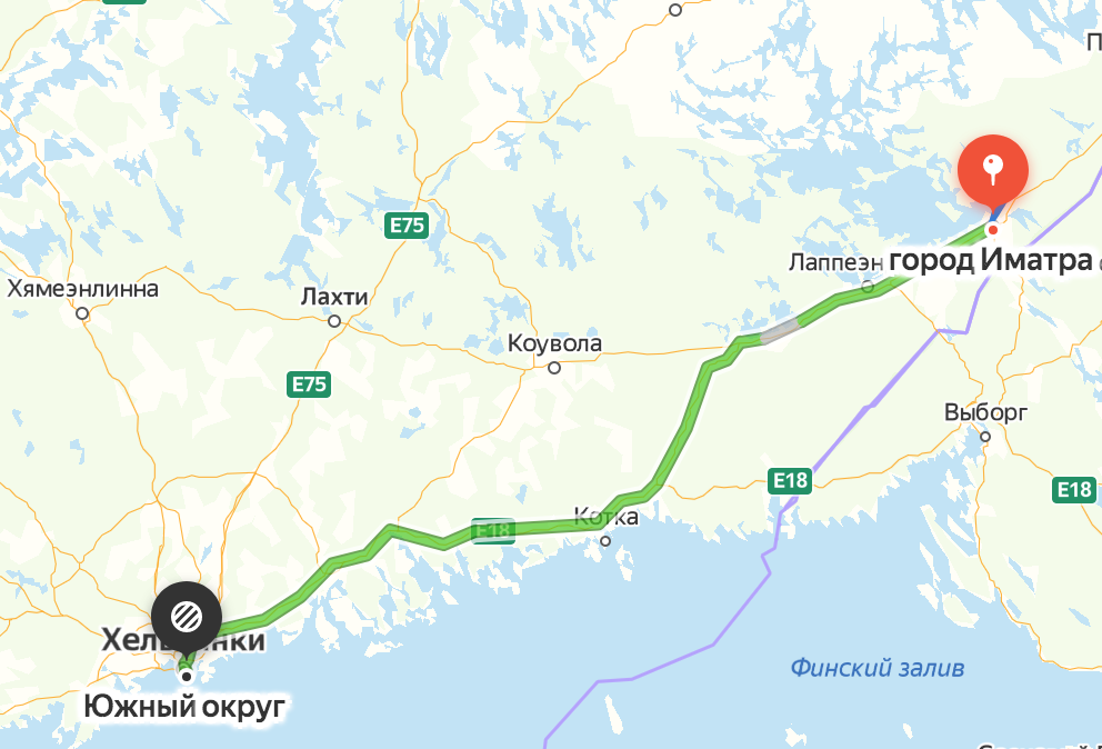 Сначала спартаковские легионеры доехали из Хельсинки до Иматры на машине...