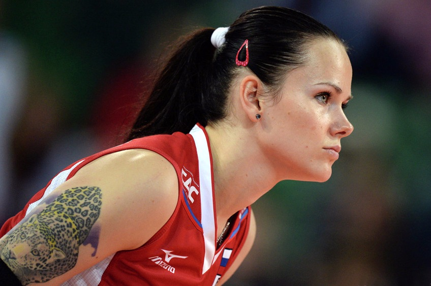 Светлана Крючкова в форме сборной России