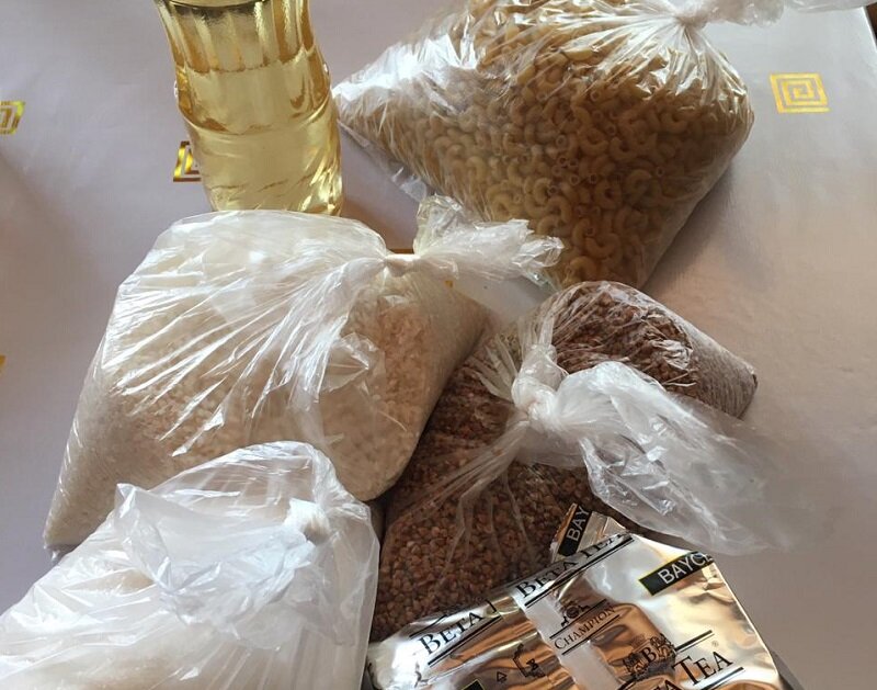 Мәктәп укучыларына тапшырыла торган продуктлар