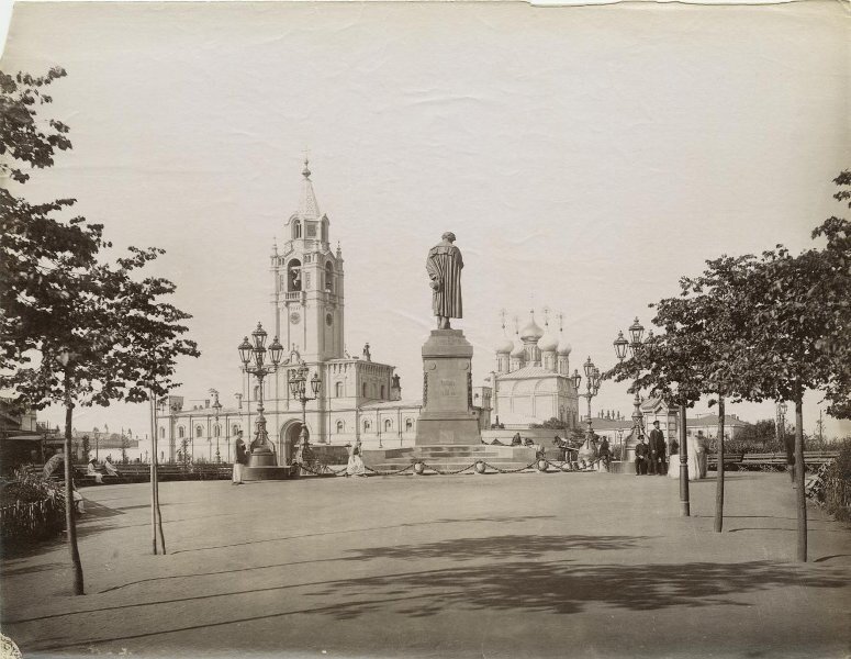 Москва. Страстной монастырь и памятник А.С. Пушкину
Неизвестный автор, 1890 – 1898 год, г. Москва, Арбатская часть, МАММ/МДФ.
