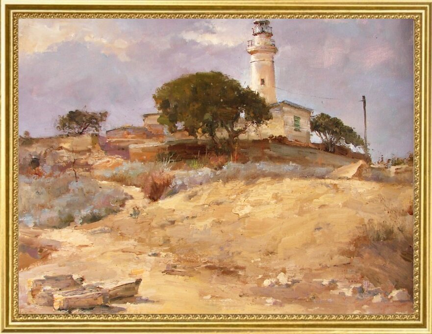 Галимов Азат Хаизович, «Тропинка к маяку. Пафос», 2010, холст, масло, 50 х 60 см