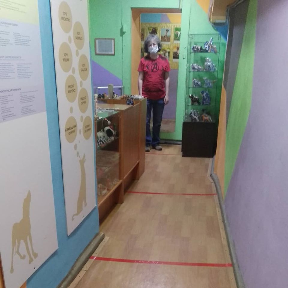 Директор Музея Собаки в Музее Собаки (фото Музея Собаки)