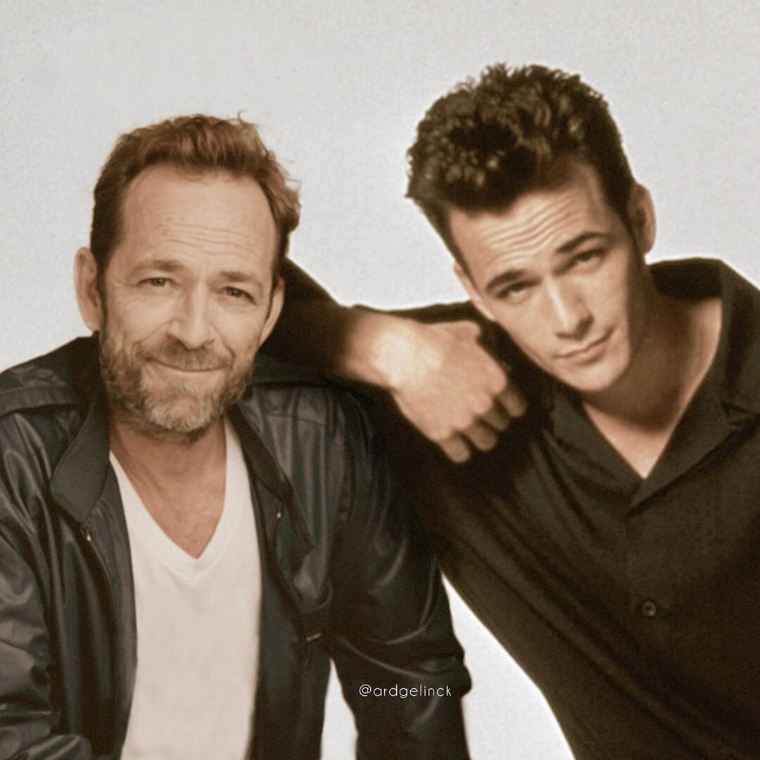 Люк Перри Luke Perry в юности