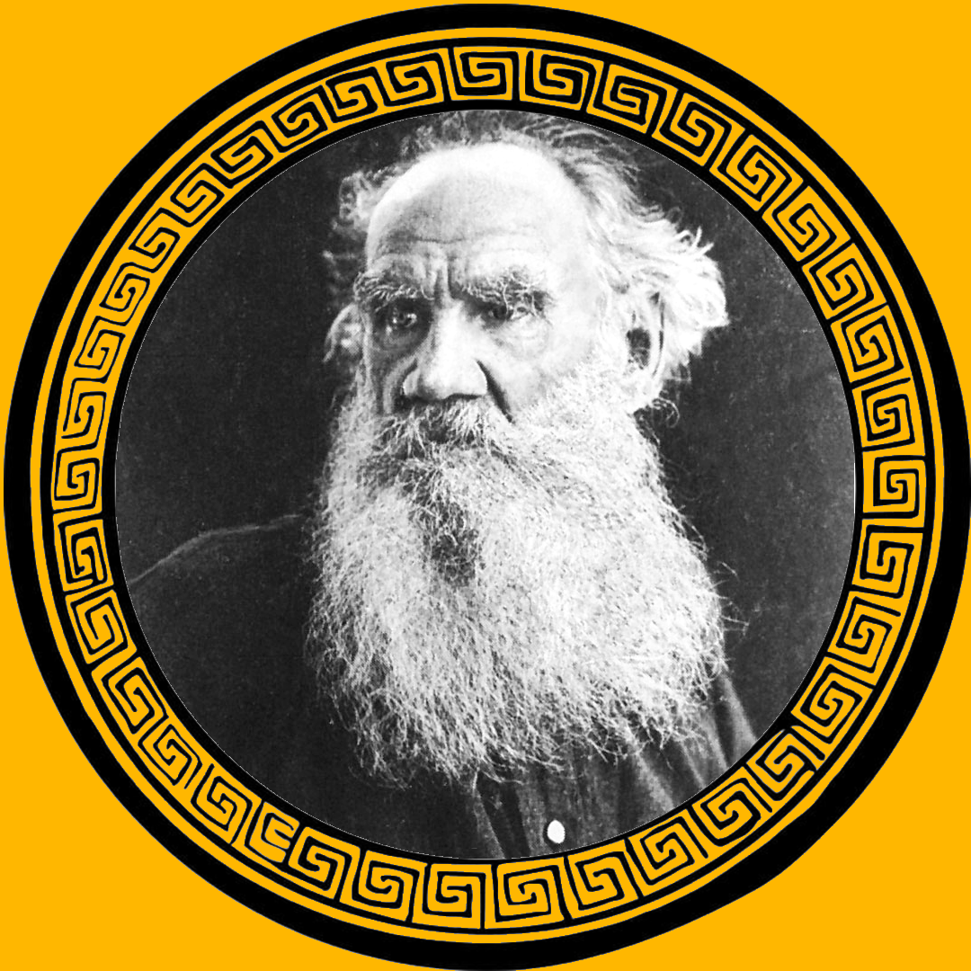 Лев Толстой. Коллаж автора (иллюстрация к тесту)