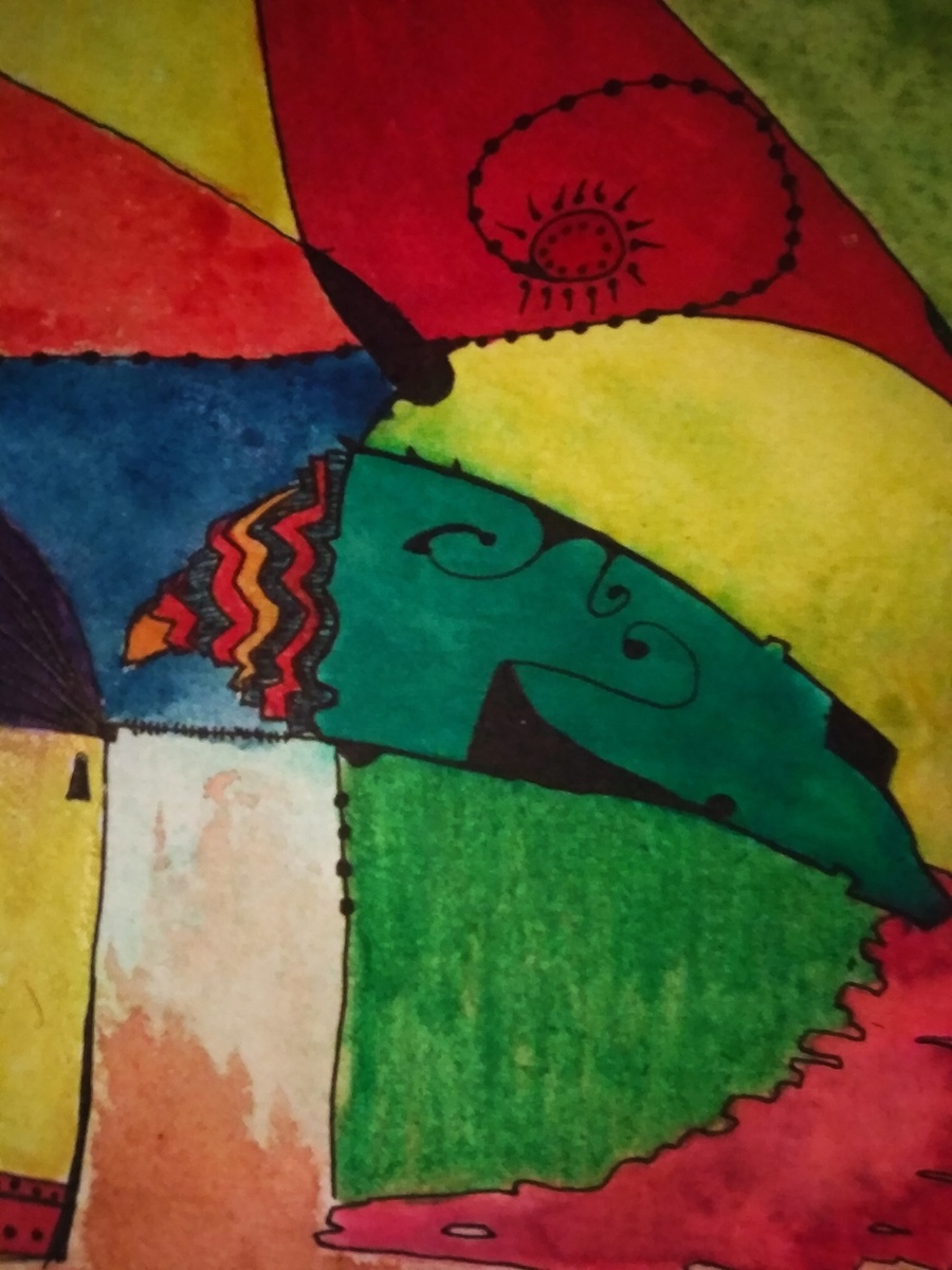 Что видел, то и рисовал!