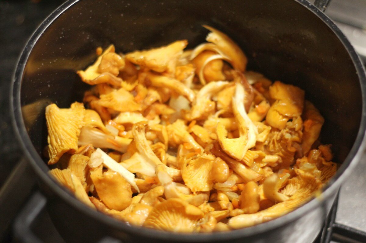 Сырный суп из лисичек. Обалденное блюдо