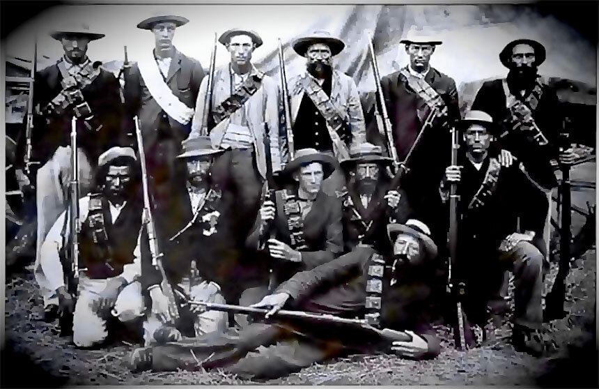 Русские добровольцы на стороне Буров.