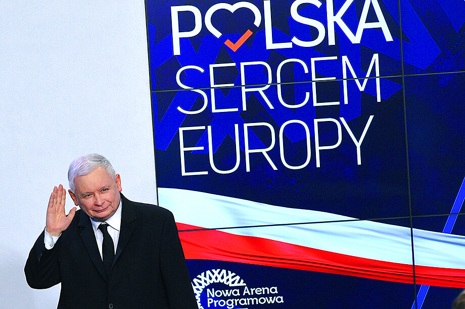 Польша балансирует на грани изгнания из ЕС в связи с антидемократичным поведением правящей партии Ярослава Качиньского (на фото).Фото: Adam Chelstowski/FORUM/TASS