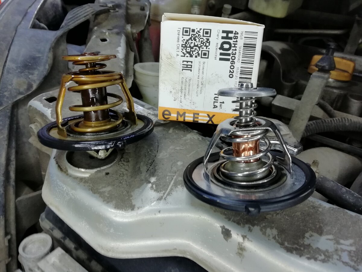 Как проверить термостат на акценте - фото