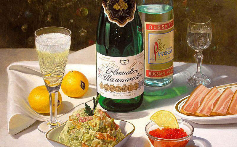 СОВЕТСКИЙ НОВЫЙ ГОД (фотонатюрморт)