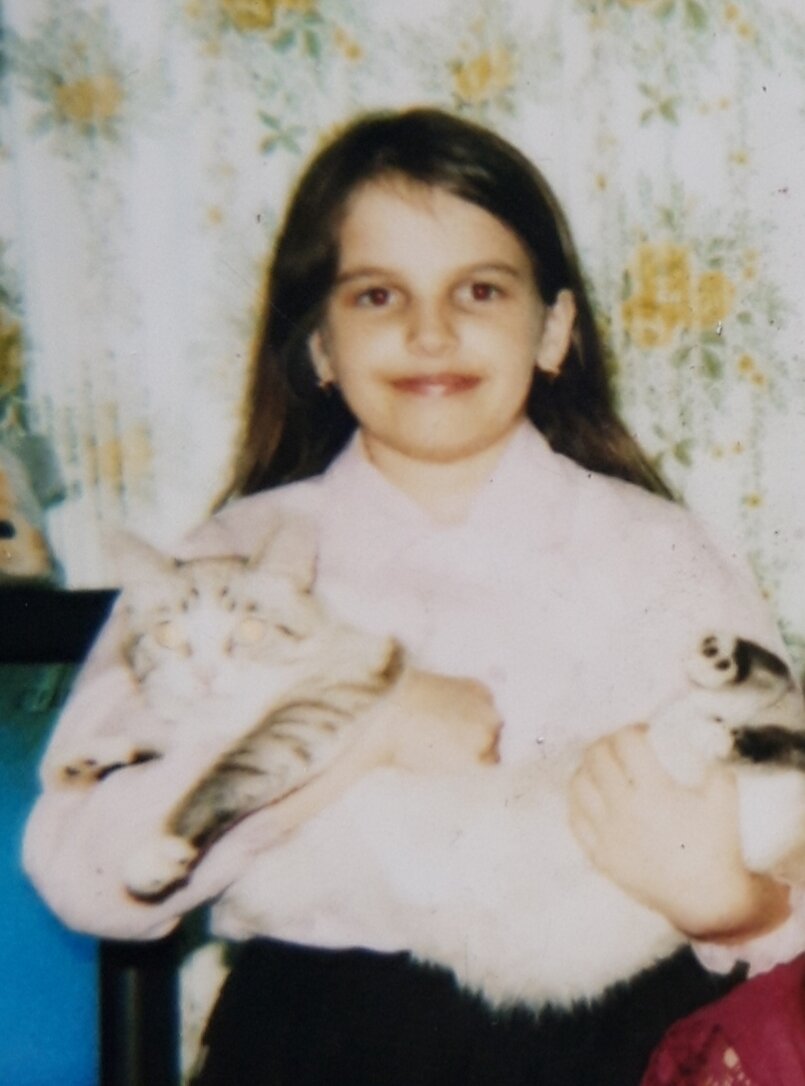 Автор канала в детстве.