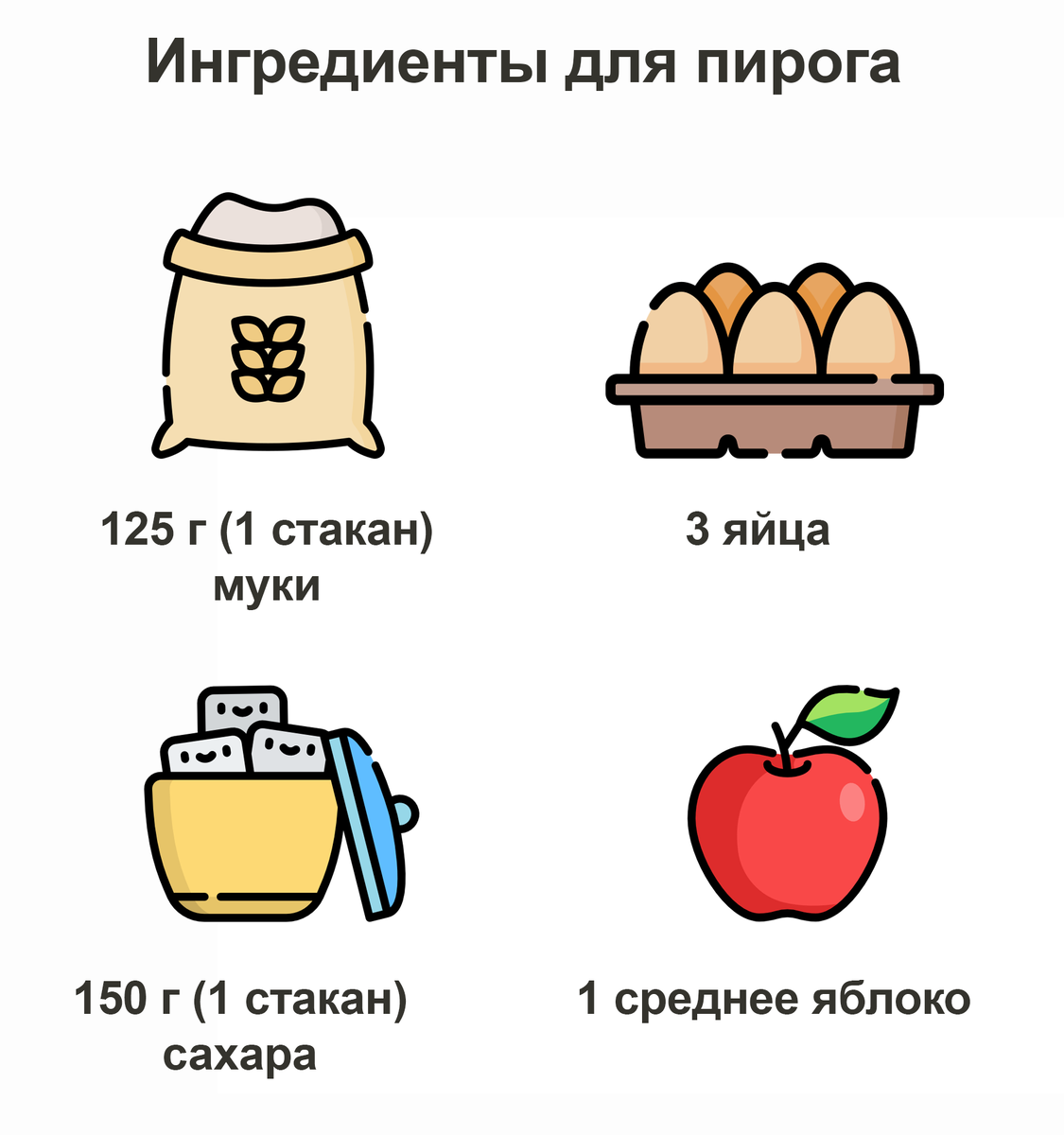 Как я нашла простой рецепт пирога с яблоками в духовке