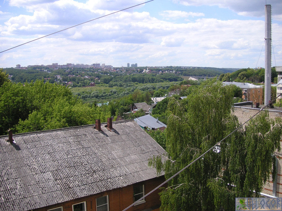 Калугу, вид в сторону Оки