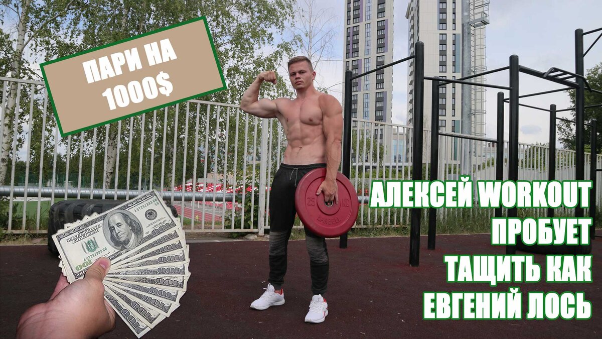 Видео. АЛЕКСЕЙ WORKOUT выполнил пари на 1000$. 5 ТОНН на турнике и на  брусьях от Дениса Семенихина. | АЛЕКСЕЙ WORKOUT | Дзен