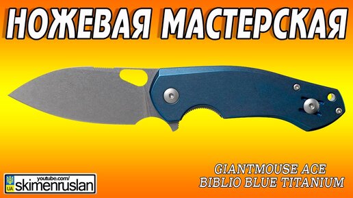 GiantMouse ACE Biblio Blue Titanium