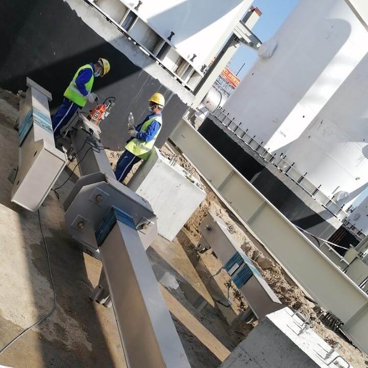 Сборка опорной рамы