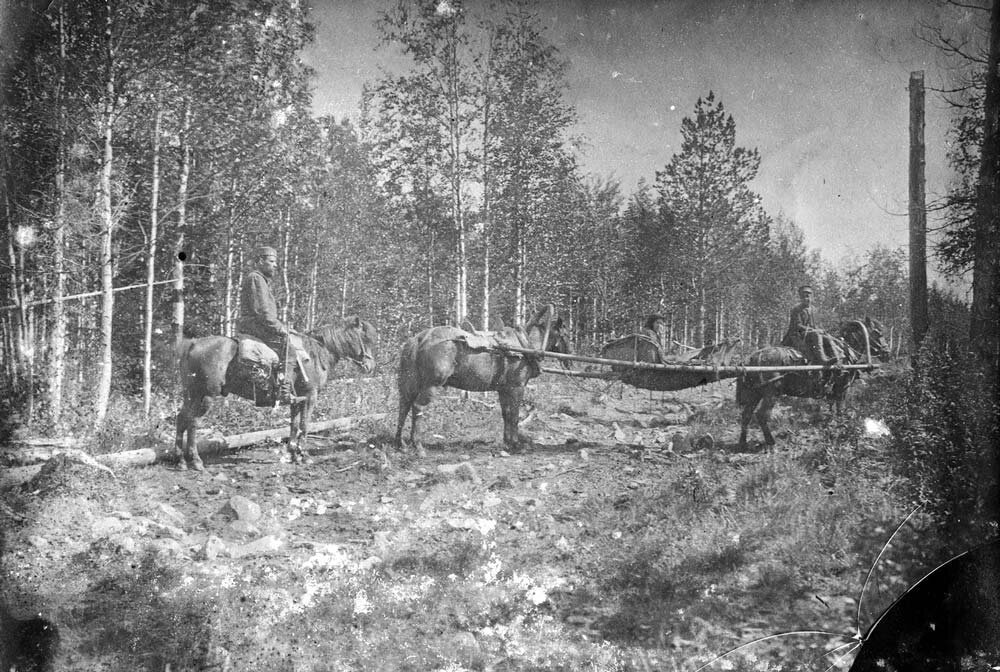 Фото из геологической экспедиции М. Павлова 1910 гг. Уральская глухомань