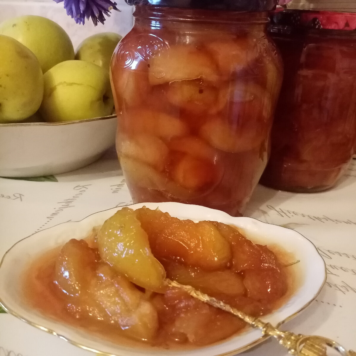 Секреты варки яблочного варенья целыми дольками. | Ветер с моря | Дзен