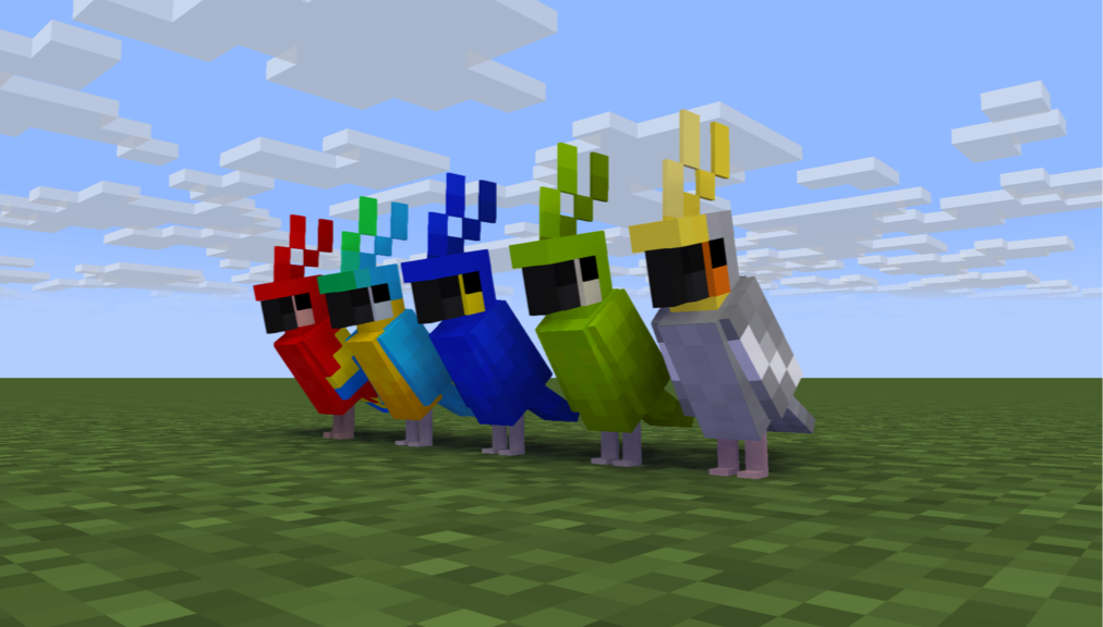 попугайчик из майнкрафта. попугай в майнкрафте. попугай из майнкрафта. самый редкий попугай в майнкрафте. майнкрафт 1.