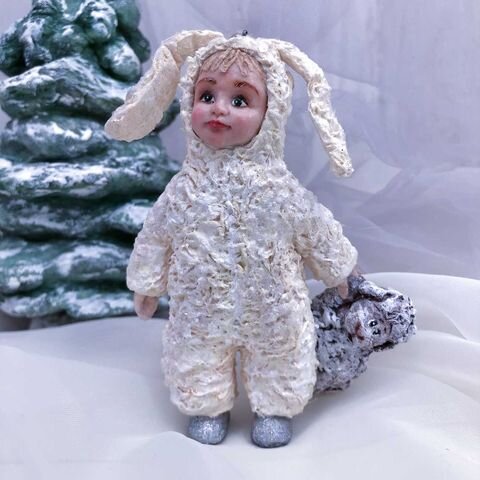 2. Игрушка изготовлена Ольгой Раздрогиной. Фото из аккаунта Ольги Раздрогиной в Инстаграм @cottonolki