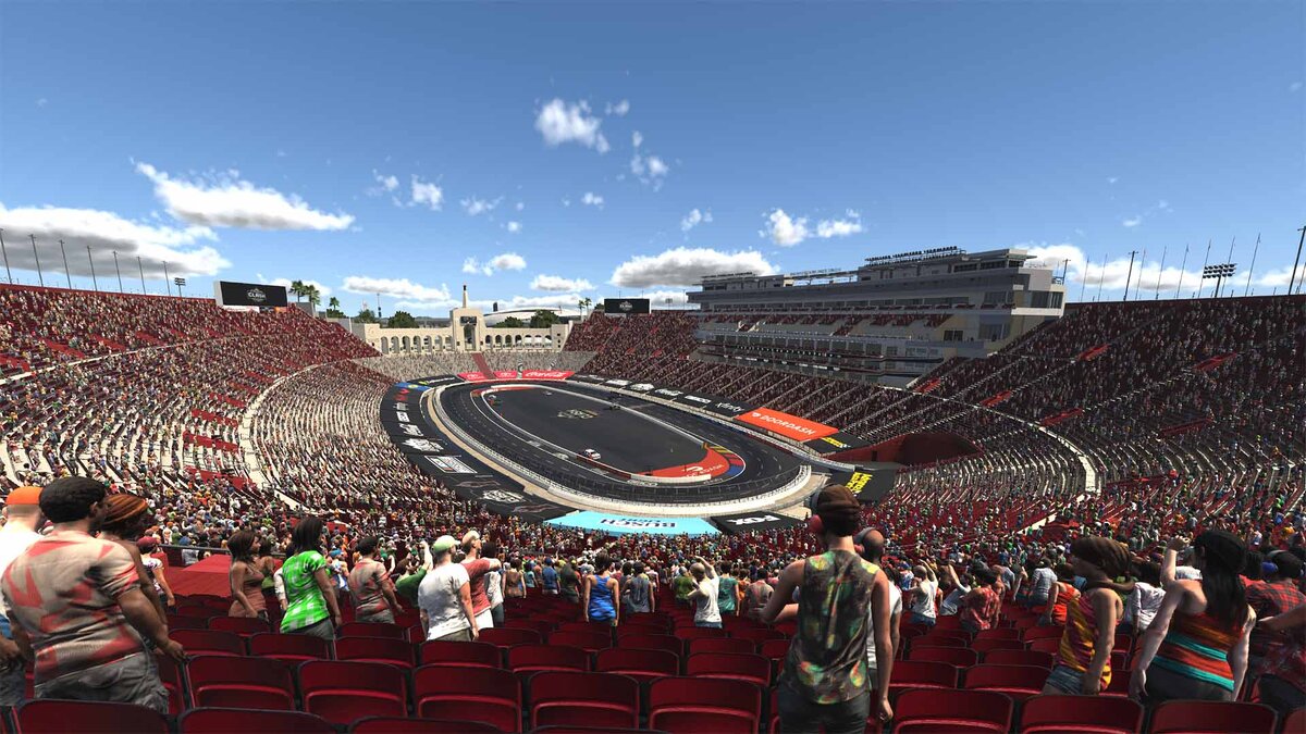 iRacing - Новый трек Los Angeles Memorial Coliseum | Pro Sim Racing | Дзен