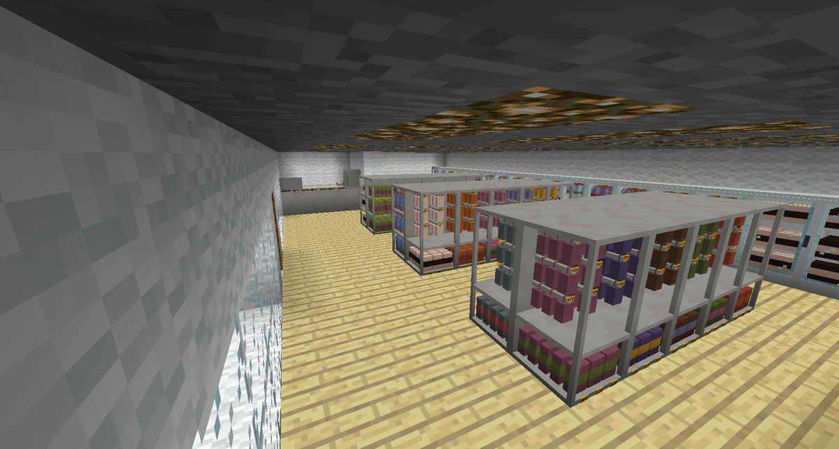 Настоящие витрины магазина добавленные модом.