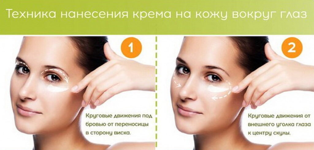 Техника нанесения крема