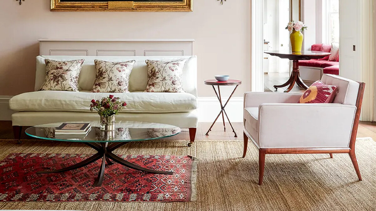 Пример килима в интерьере. 