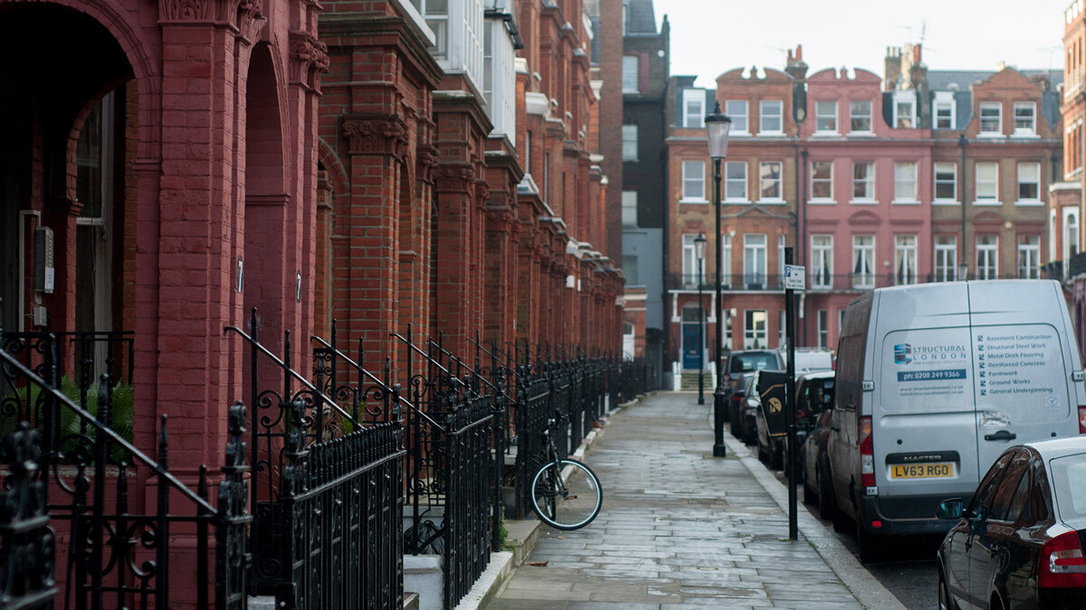    Улица Бречин Плэйс города Лондон.© РИА Новости . Дмитрий Паршин