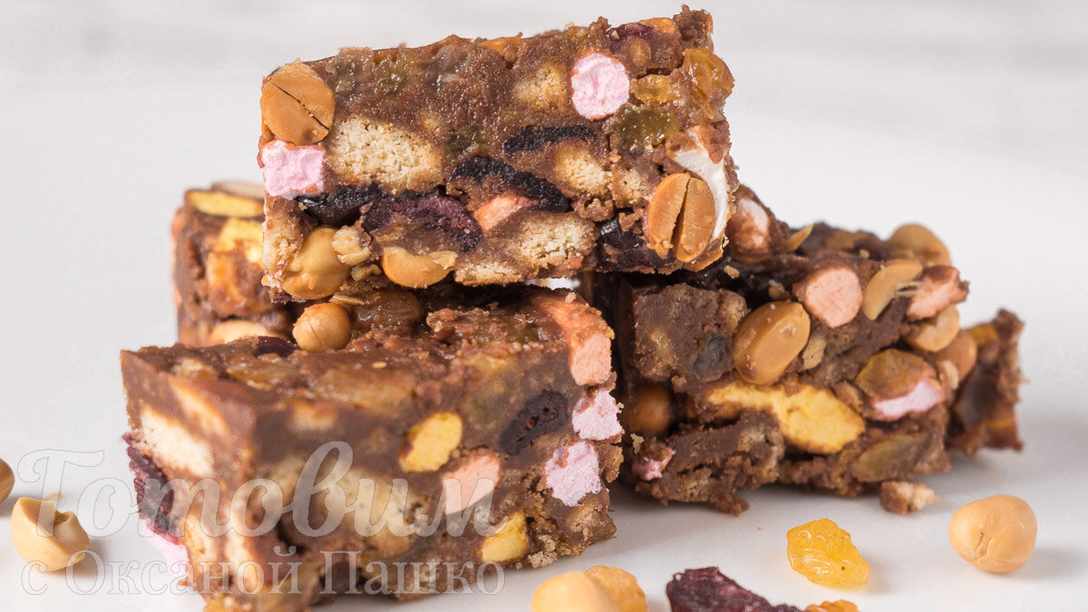 Шоколадный торт СНИКЕРС без выпечки