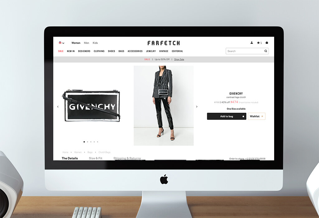 Делаем заказ товаров из Фарфетч сегодня