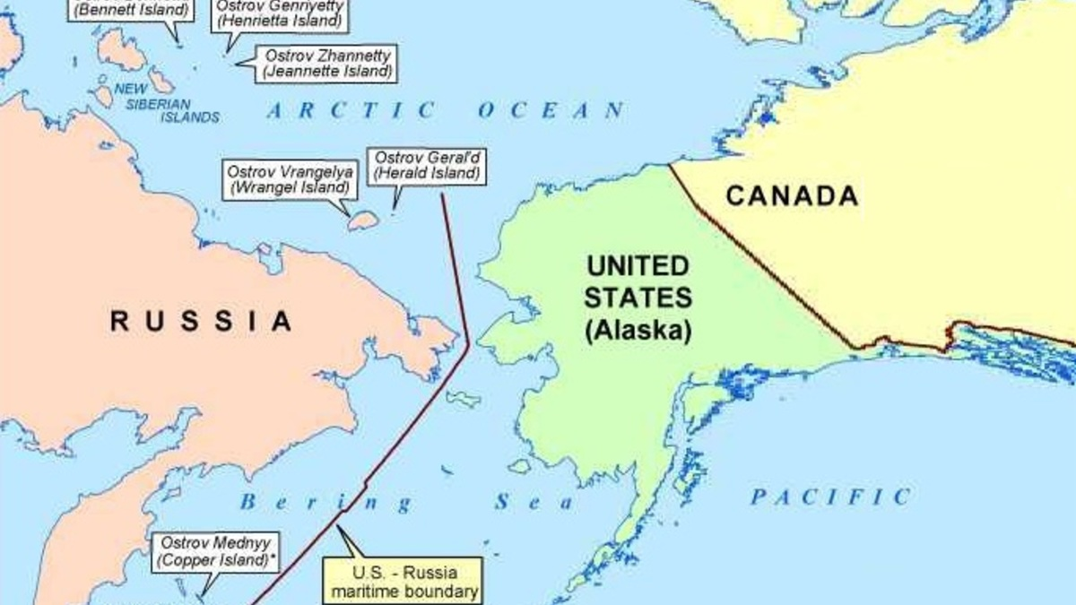 Граница аляски и канады. Граница России в районе Аляски. С чем граничит Аляска. С какими Штатами граничит Аляска.