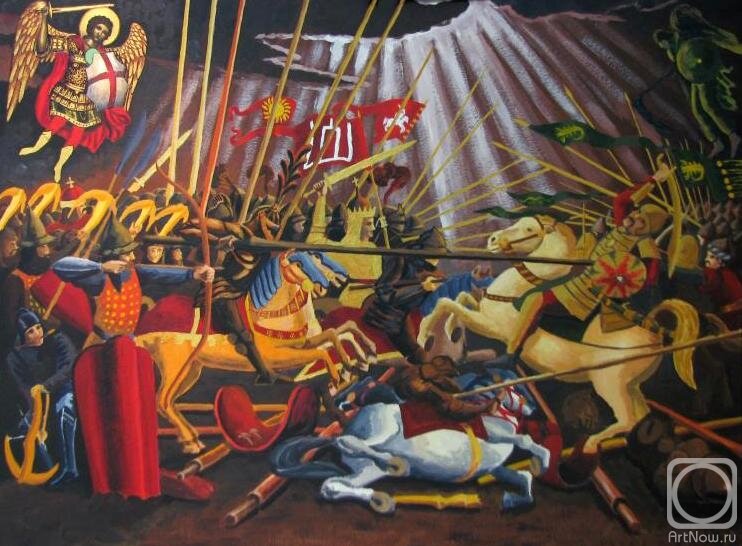 Битва на Синих Водах 1362 г. Фото: https://artnow.ru/img/850000/850549.jpg