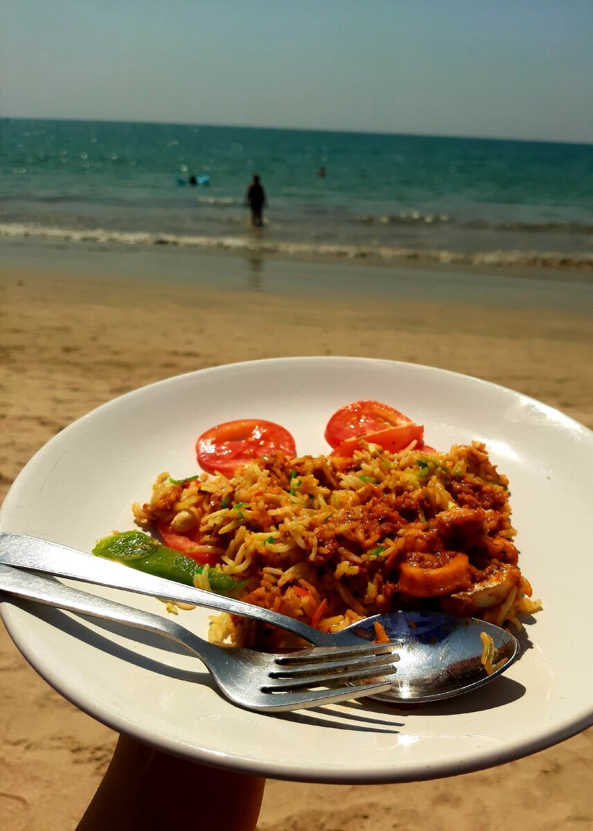 рис с морепродуктами