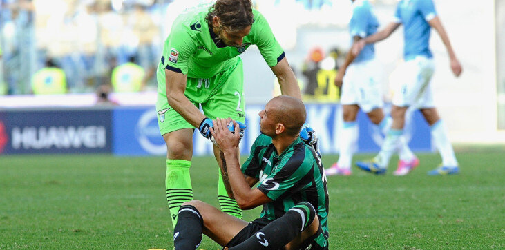 Пример футбольного  этикета в футболе 