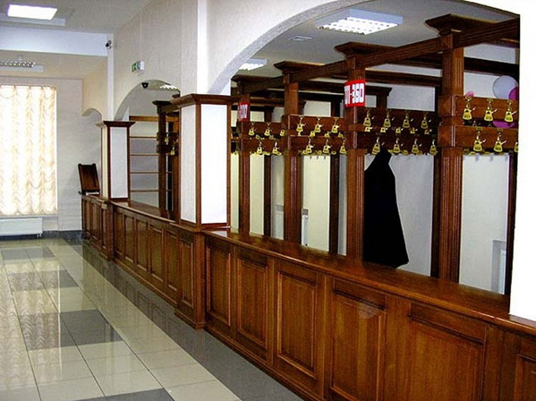 Гардеробная в кафе