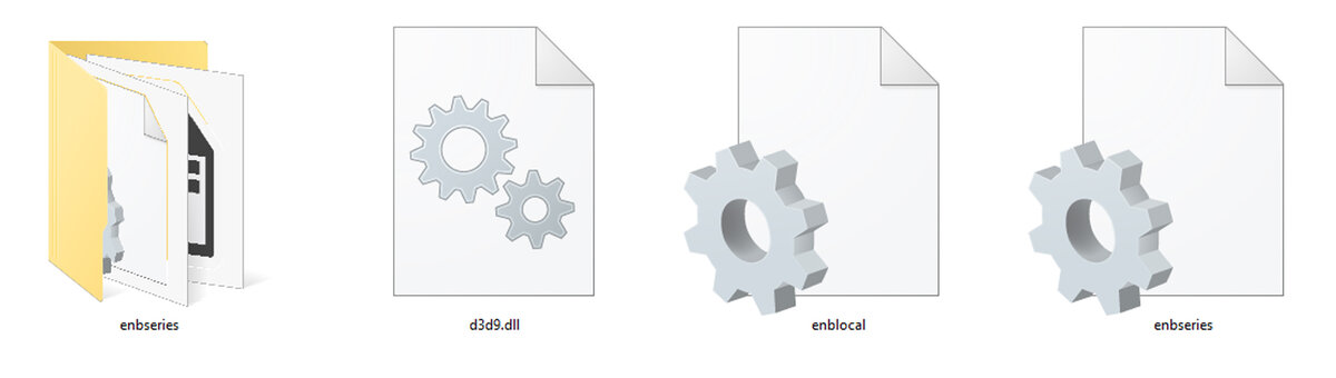 Стандартные файлы ENBSeries.