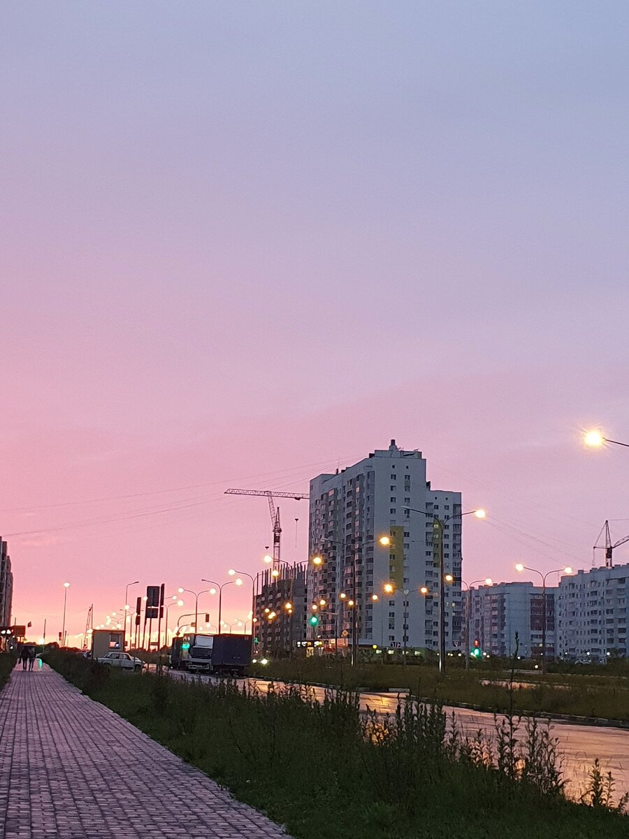 Малиновый закат