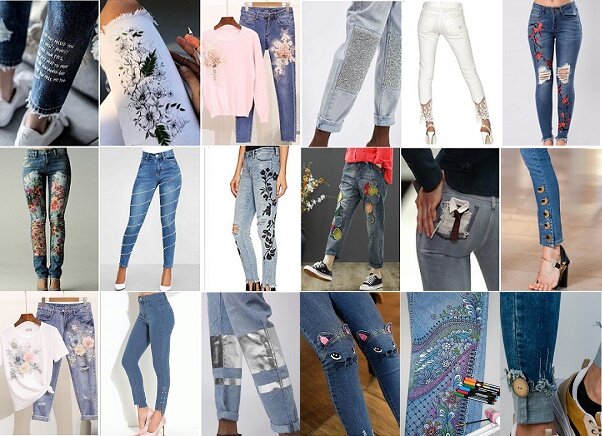 Как украсить джинсы: Идеи и вдохновение в журнале Ярмарки Мастеров