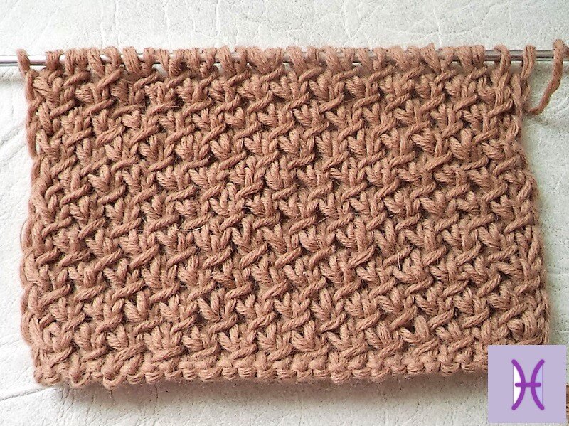 Лицевая сторона узора Тканый