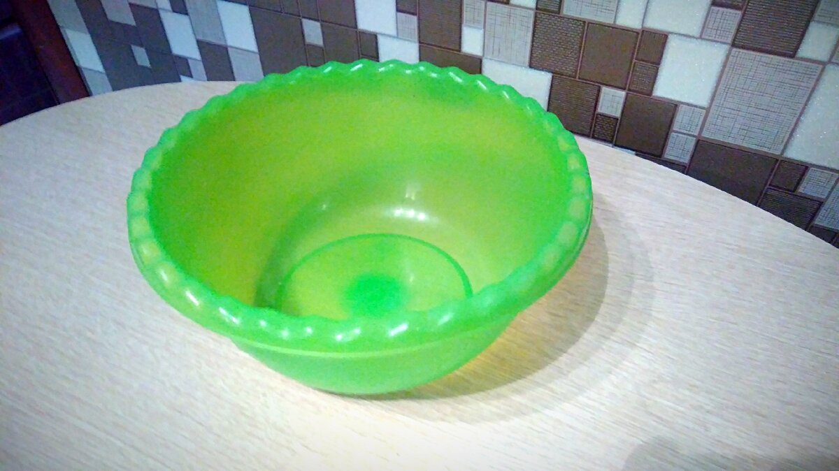 Тазик из туристического набора