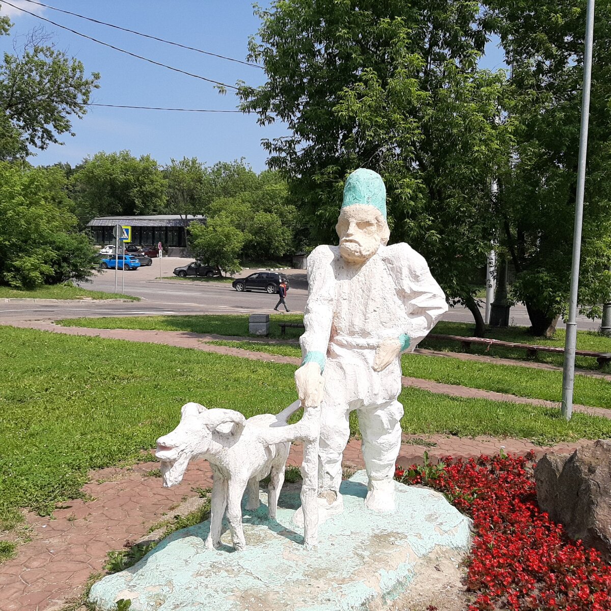 Муж сказал, что это первопроходец с козой