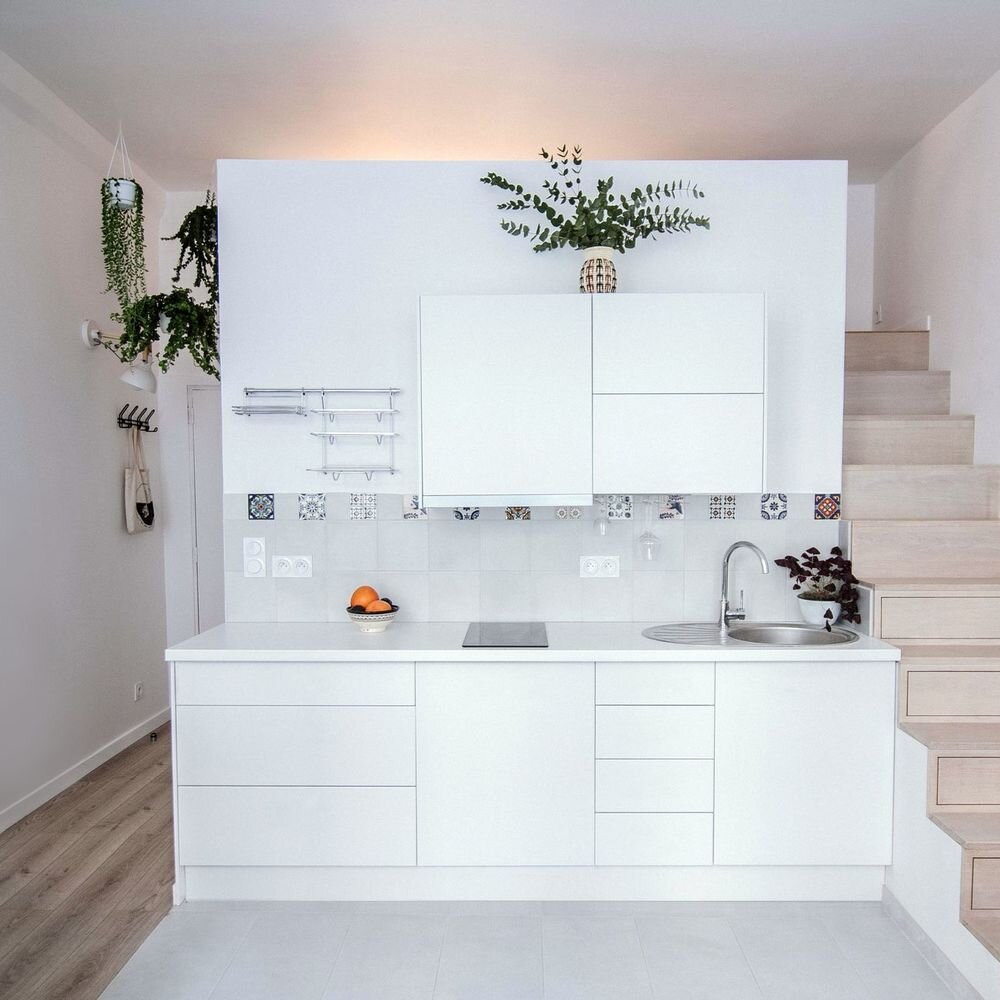 Студия 23 кв.м в Париже после ремонта