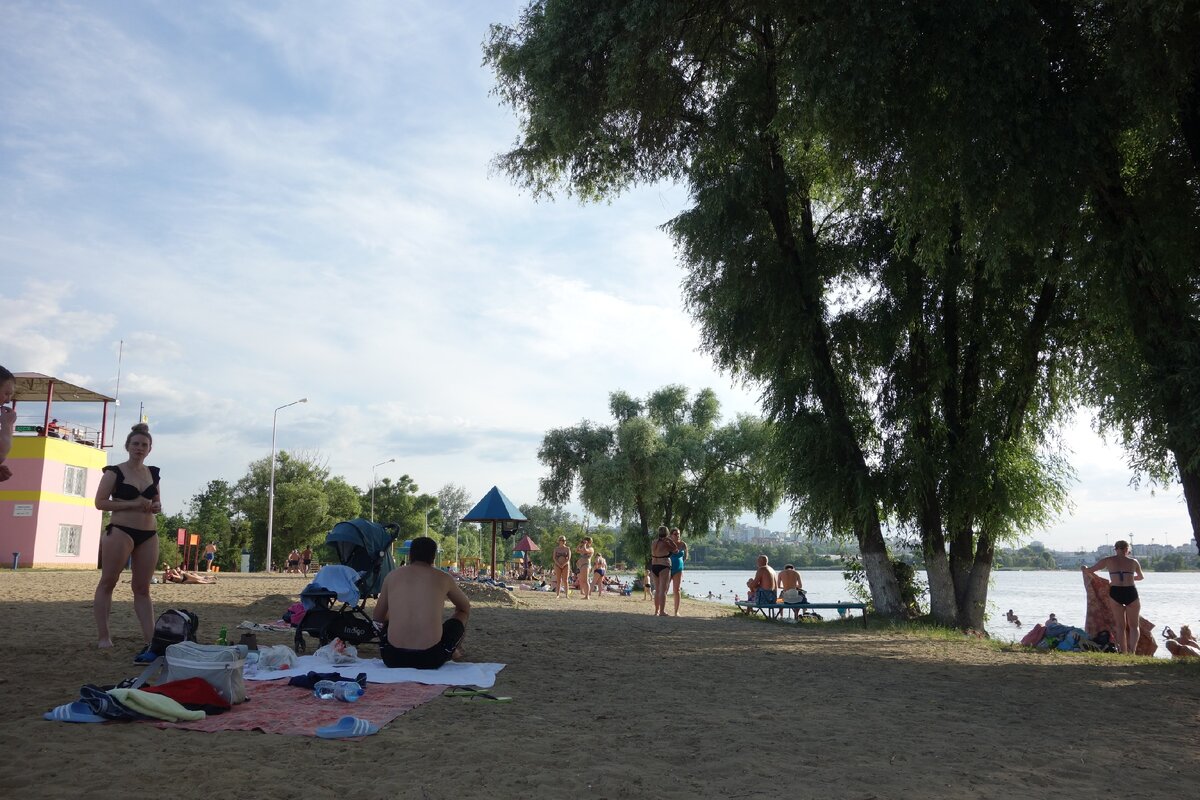 Пляж на левом берегу Северского Донца, Белгород