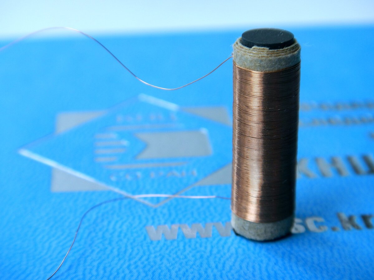 Типичная катушка индуктивности с сердечником