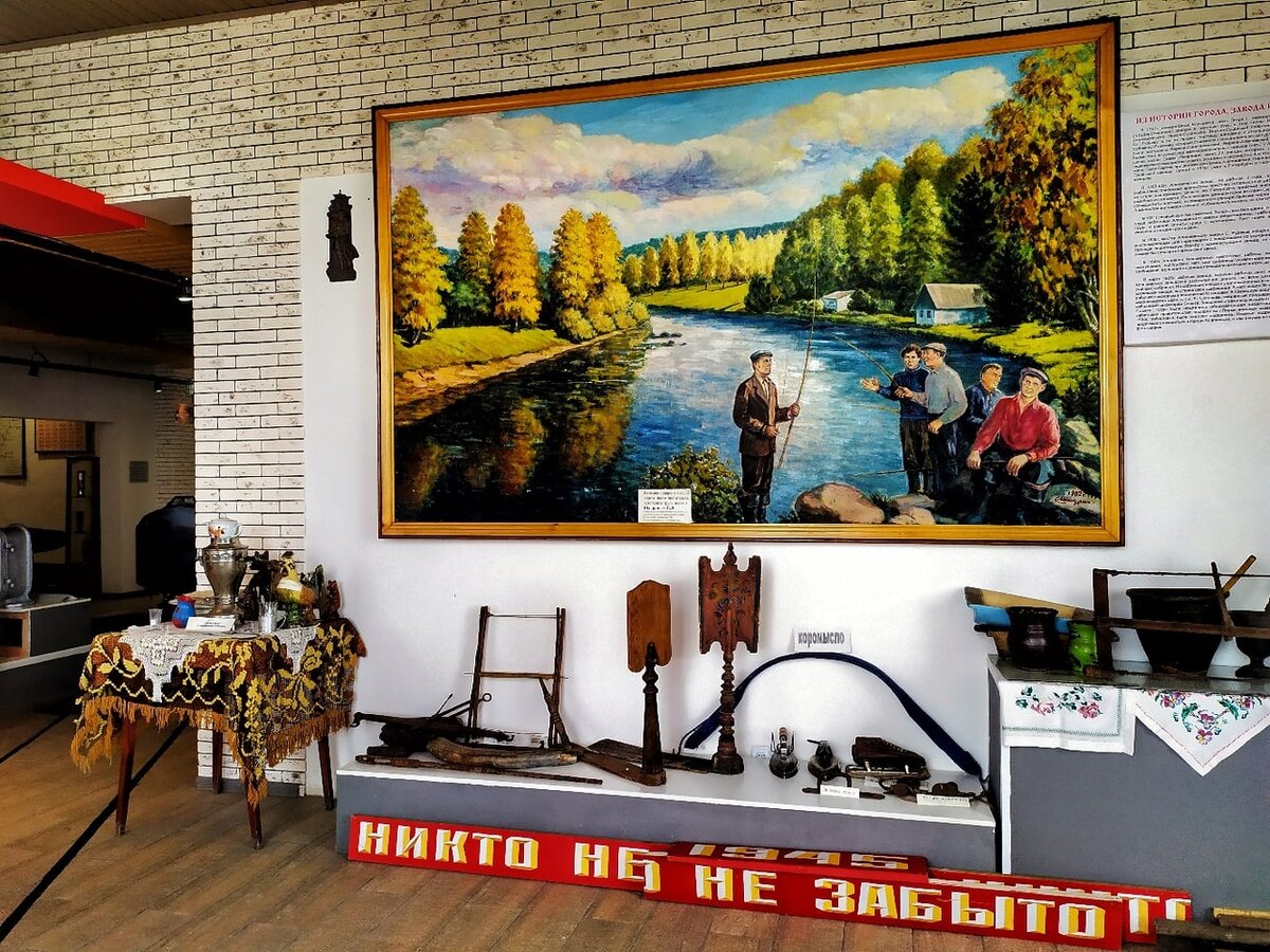 На территории депо есть и очень интересный музей Алапаевской узкоколейной железной дороги, который рассказывает о её истории.-2